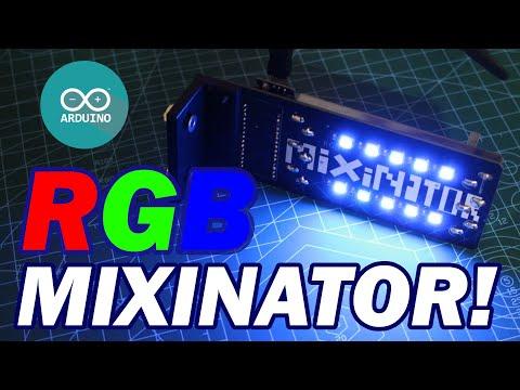 RGB Color Mixer aka Mixinator with WS2812B LEDs