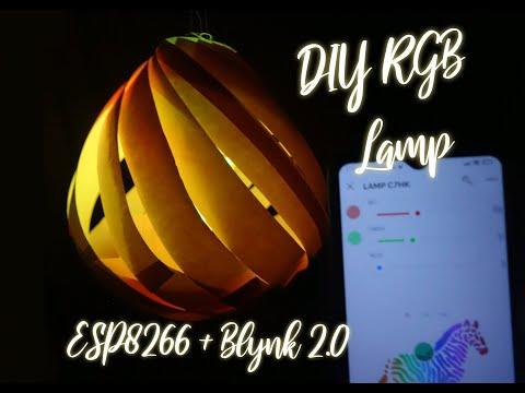 RGB Lamp using esp8266+Blynk