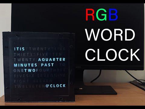 RGB Word Clock