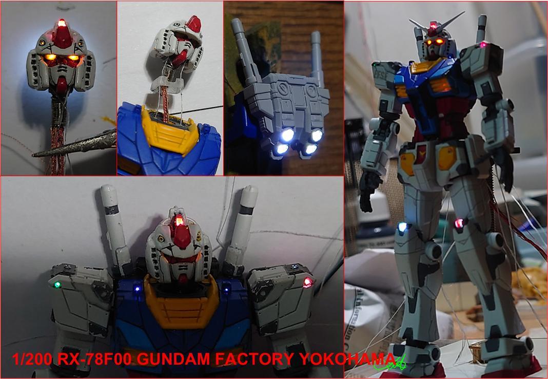 RX78F00-Build Process-LED Work.jpg