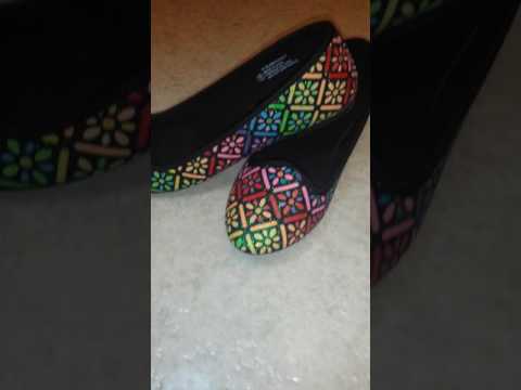 Rainbow Glitter Shoes