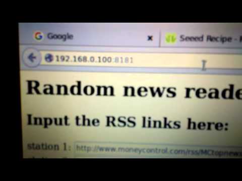 Random news reader on linkit smart 7688