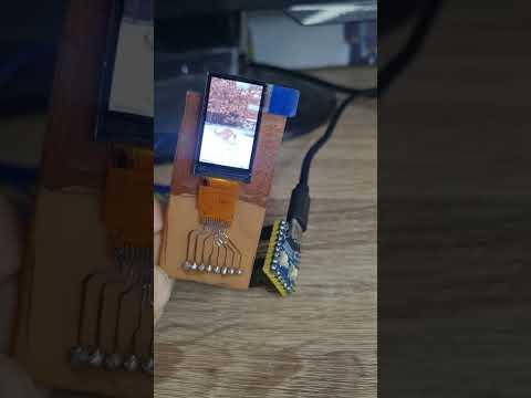 Raspberry PICO ZERO + St7789 1.14 &quot; Test animation #shorts#short#viral#status