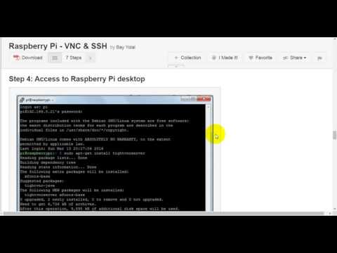 Raspberry Pi - VNC &amp;amp; SSH Part 2/2