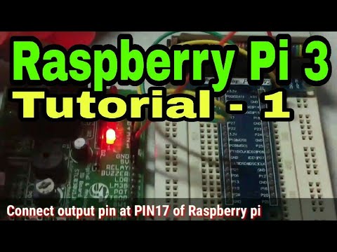 Raspberry Pi 3 | Tutorial - 1 | LED blinking