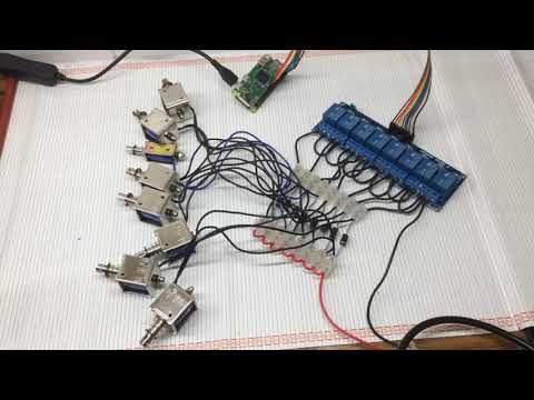 Raspberry Pi Connected to 5v solenoids via a relay