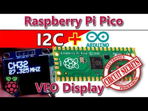 Raspberry Pi Pico I2c and Arduino part 2 VFO display.