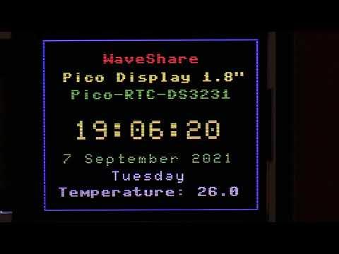 Raspberry Pi Pico Real Time Clock