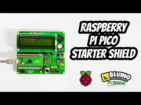 Raspberry Pi Pico Starter Shield - Micropython Microcontroller RP2040