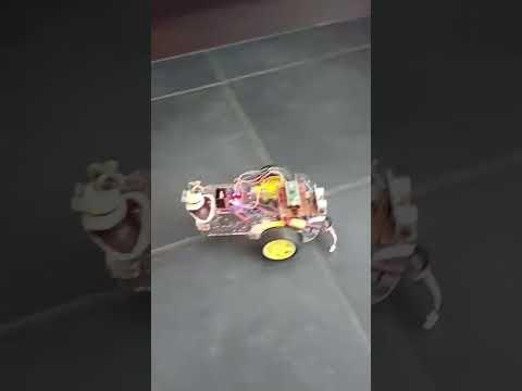 Raspberry Pi Pico robot no servo for scan