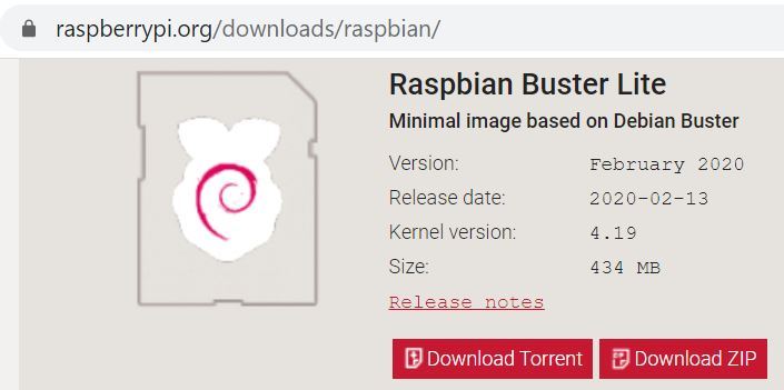 Raspbian Buster Lite.JPG