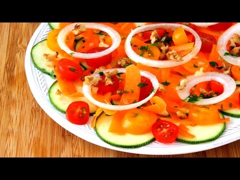 Raw Zucchini Salad Recipe