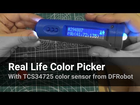 Real Life Color Picker with Arduino using parts from DFRobot