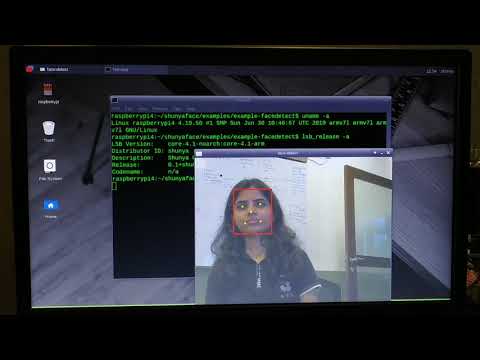 Real time Face-Detection on RaspberryPi-4