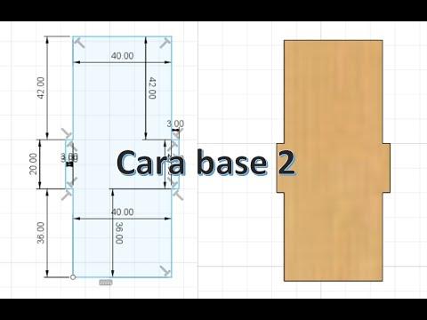 Realizaci&oacute;n de la cara base 2 - Porta celular/Fusion 360