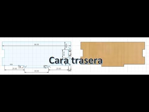 Realizaci&oacute;n de la cara trasera - Porta celular/Fusion 360