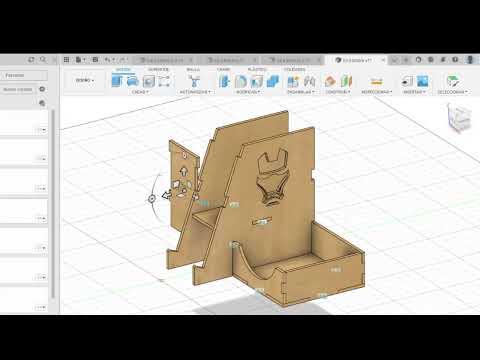 Realizaci&oacute;n del ensamble - Porta celular/Fusion 360