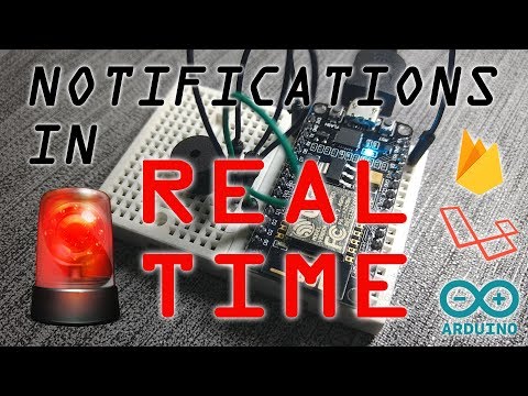 Realtime Event Notifications Using NodeMCU (Arduino), Google Firebase and Laravel