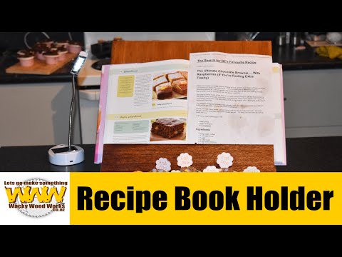 Recipe Book Holder - Off the cuff - Shane's Hobby Shop Mothers Day Contest 2016