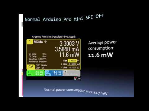 Reducing Arduino&amp;rsquo;s Power Consumption Part 2