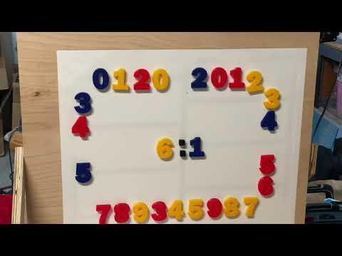 Refrigerator Magnet Clock