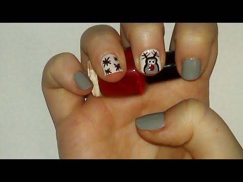 Reindeer Nail Art Tutorial | Samantha Beauty