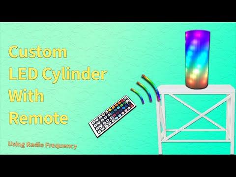 Remote Control LED Cylinder using Radio Frequency