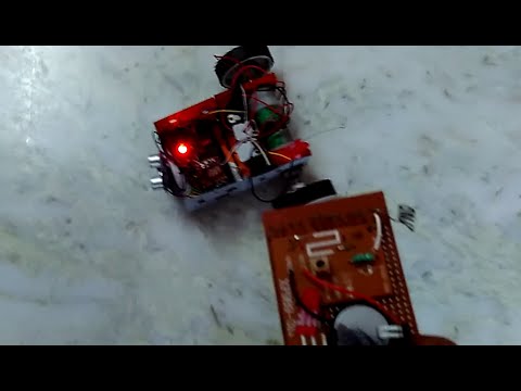 Remote controlled obstacle avoiding robot with PIC microcontroller