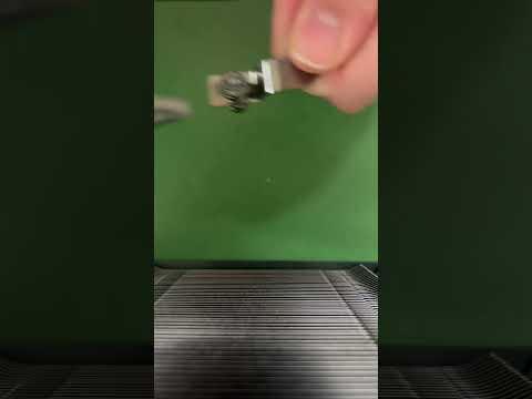 Removal of screw on cooling fan