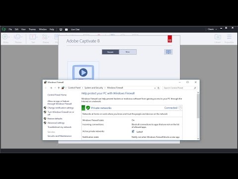 Remove Firewall Prompt When Adobe Captivate 8 Opens