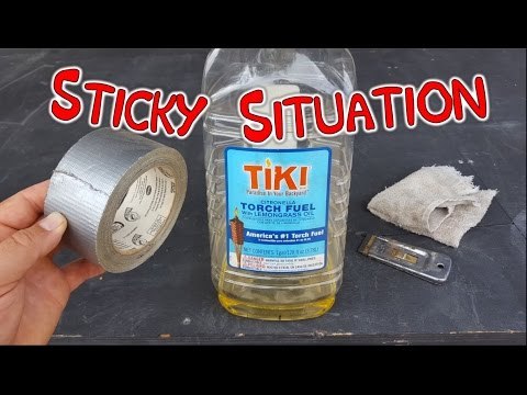 Remove Sticky Tape Residue &amp;amp; Glue | Clean Sticker Adhesive Super Easy | Strong DIY Remover/Cleaner