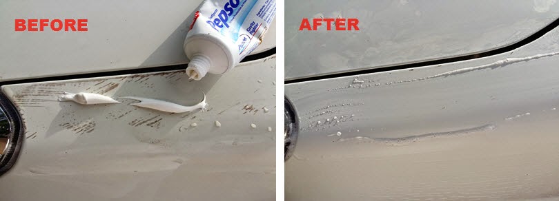 Remove bad car scratches using toothpaste.jpg