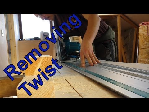 Removing Twist in a Slab - with a biscuit