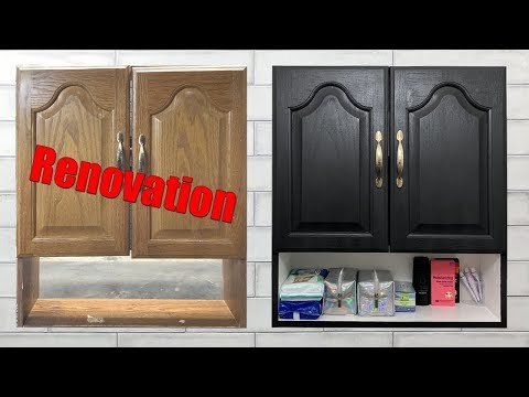 Renovation Bathroom Cabinet - Don't Throw - Fix it!