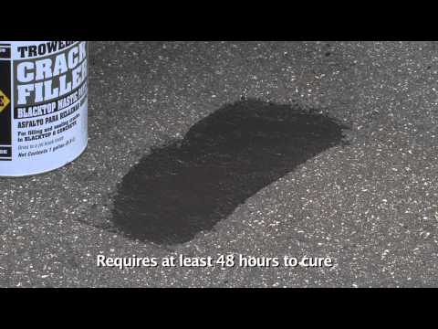 Repairing Wide Cracks &amp;amp; Smoothing Rough Dips in Pavement