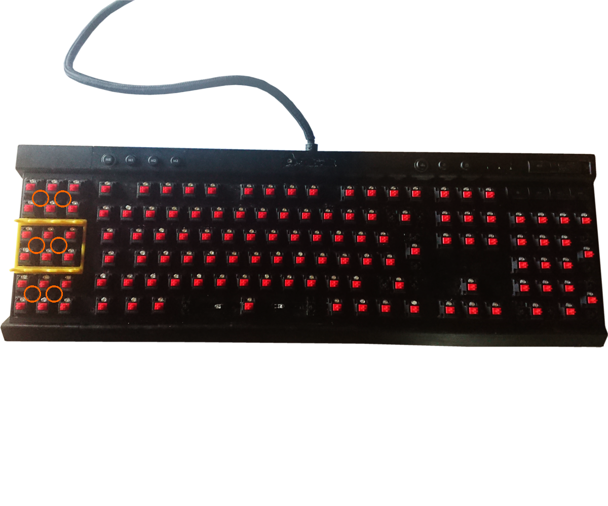 Replace Corsair K95 Gaming Keyboard LEDs 027.png