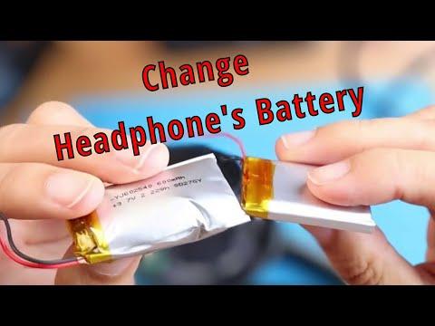 Replace wireless headphone's battery.