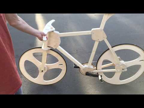 Reproducible wooden bike