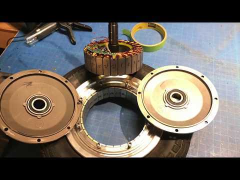 Repurposing a Hoverboard wheel into a low RPM alternator for sustainable energy