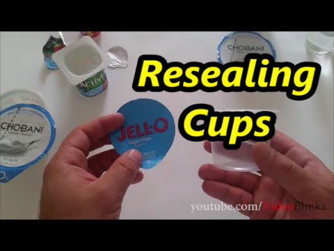 Resealing Cups