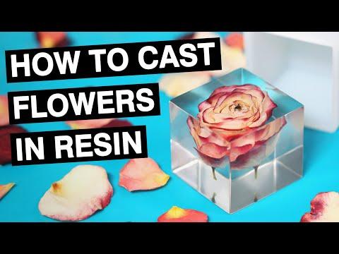 Resin Flowers - How to Dry and Preserve Flowers in Epoxy Resin