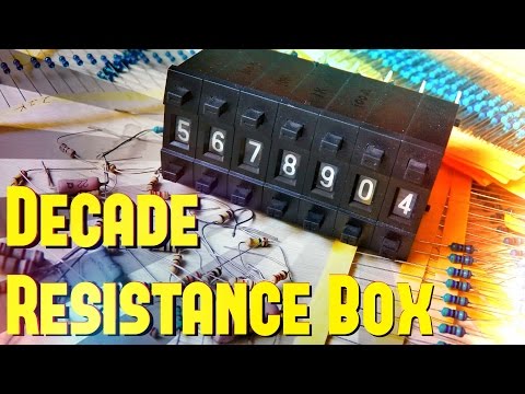 Resistor of any value with this 10$ Decade Resistance Box