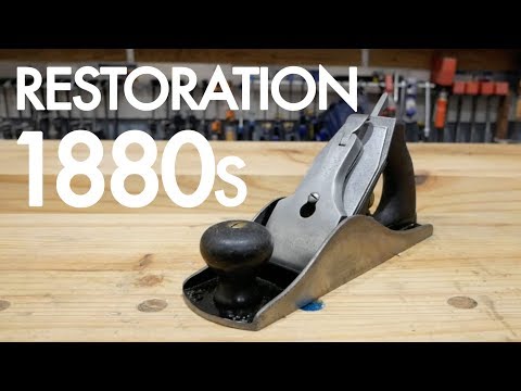 Restoring A Rare Hand Plane | Stanley #4 1/2 (REALLY OLD 1800s!)