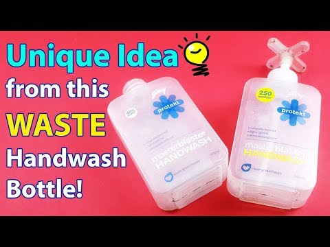 Reusing Waste #PlasticBottles - Amazing Plastic bottle Hack II Best out of waste DIY Ring Holder