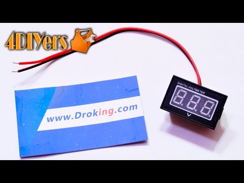 Review: DROK Waterproof 0.40&amp;quot; Voltmeter DC 2.5-30V