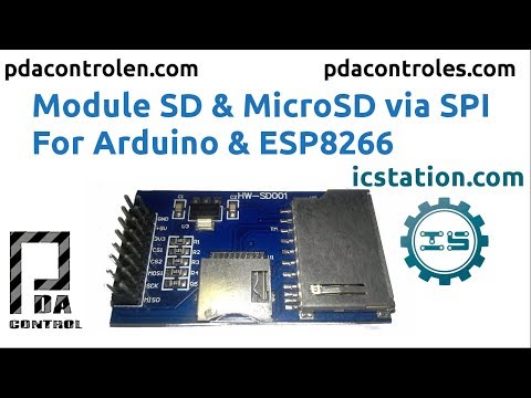 Review and Test Module SD / MIcroSD via SPI For Arduino &amp;amp; ESP8266  ICStation.com : PDAControl