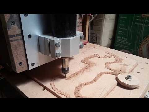 Rhino Test Cut on Home Made CNC Router