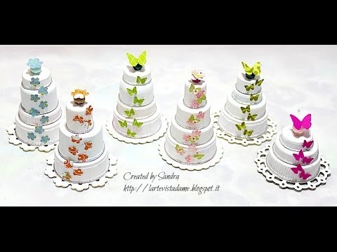 Riciclo creativo tutorial: Come riutilizzare i tappi di plastica per creare piccole torte