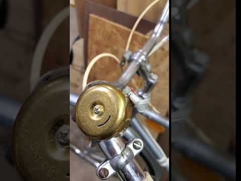 Ringing the bike bell made from a newer telephone.