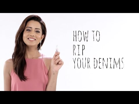 Rip your Denims the right way